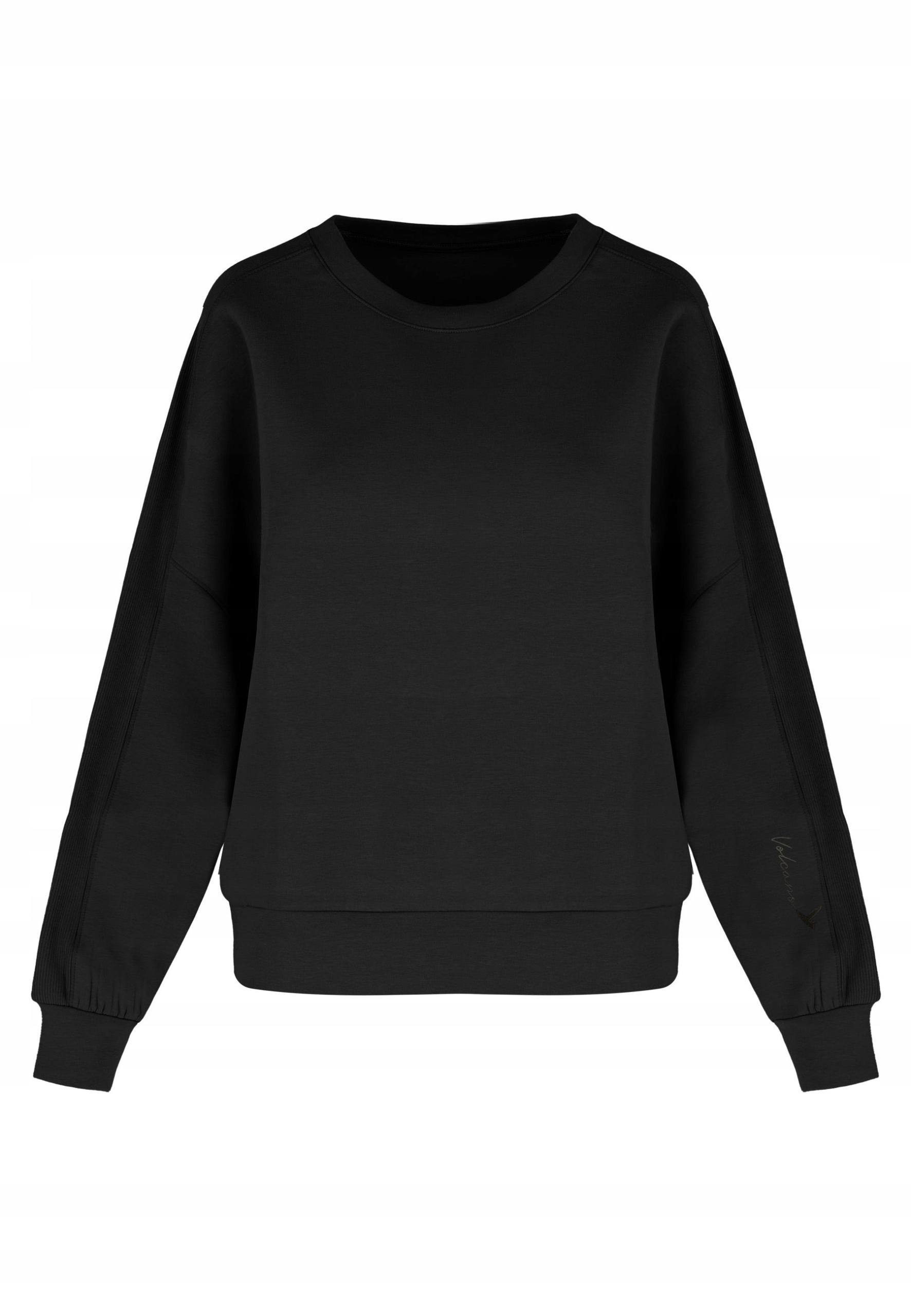 Dámská Bavlněná Mikina Regular Černá Volcano B-allure S