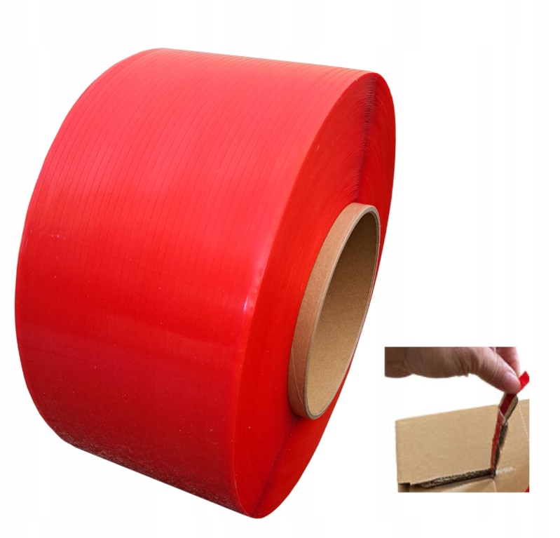 Odtrhávací páska Tear Tape 5 mm x 22 000 m pro obálky a kartony Červená