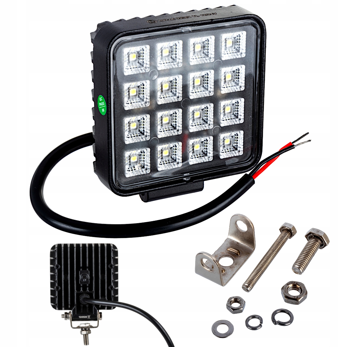

Lampa robocza halogen Led 12V 24V 16W włącznik