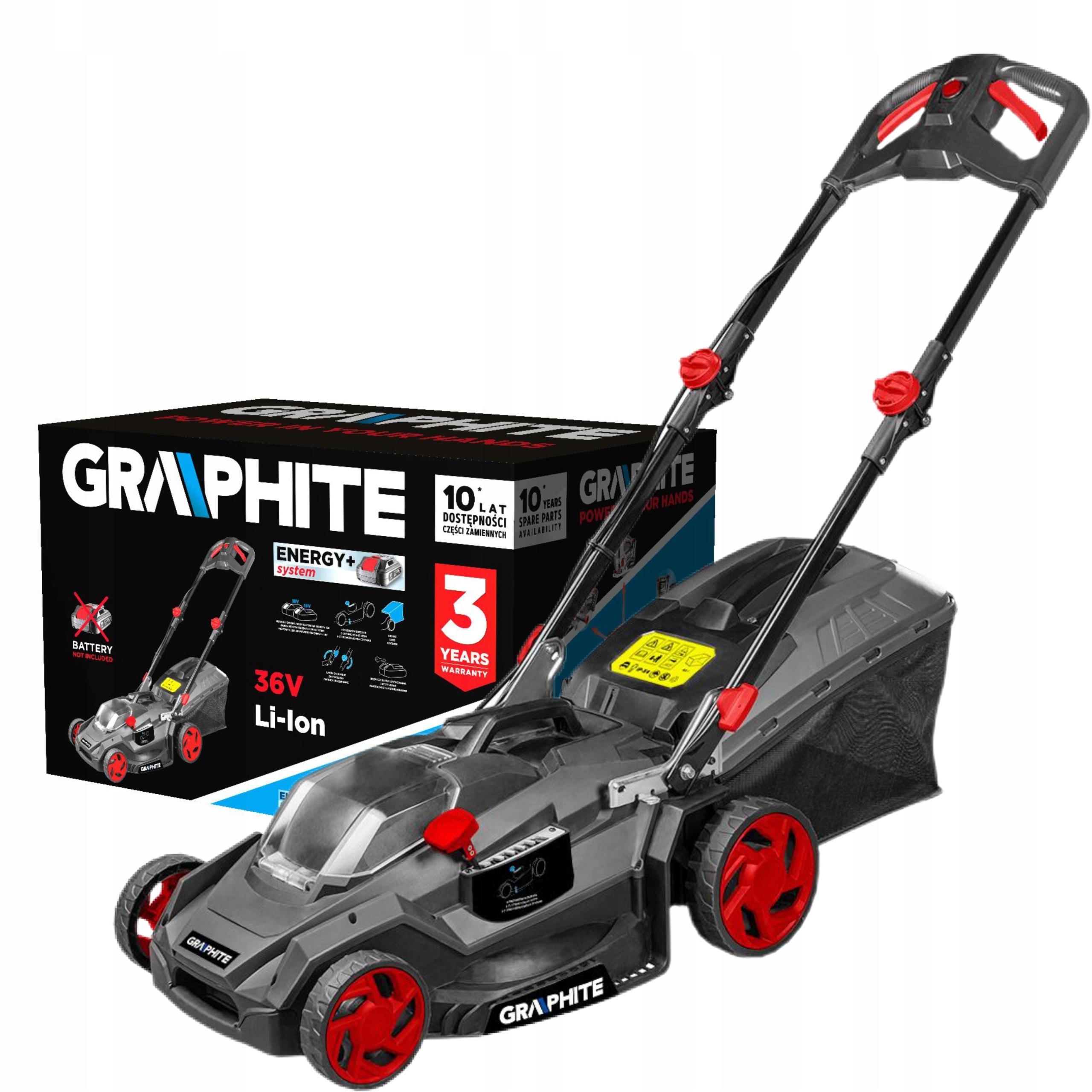 

Graphite 58G033 Kosiarka Akumulatorowa Energy+ 36V