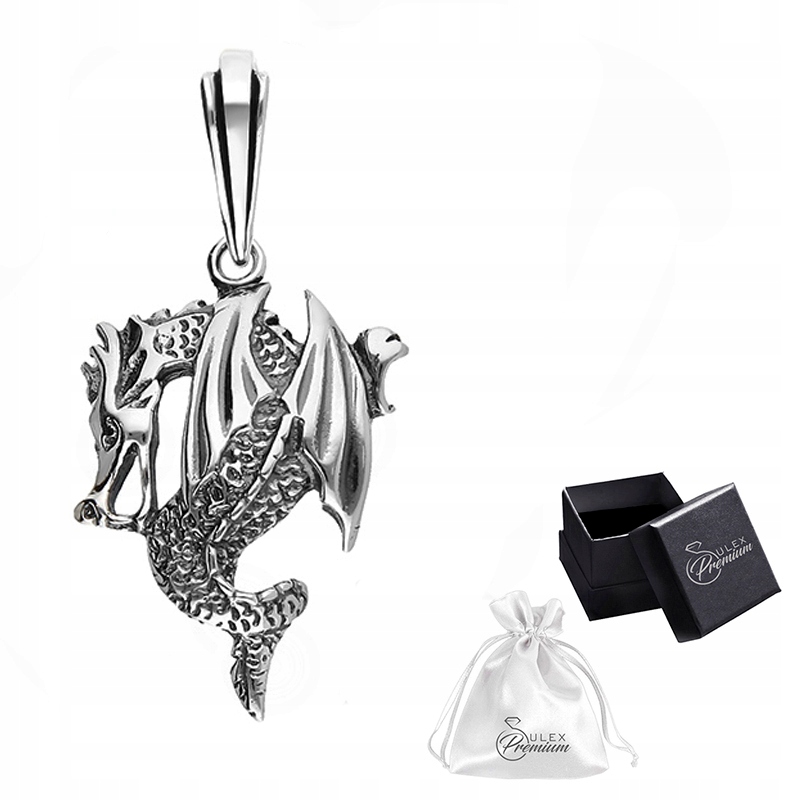 Stříbrný přívěsek ryzost 925 Přívěsek Fantasy Drak Dragon