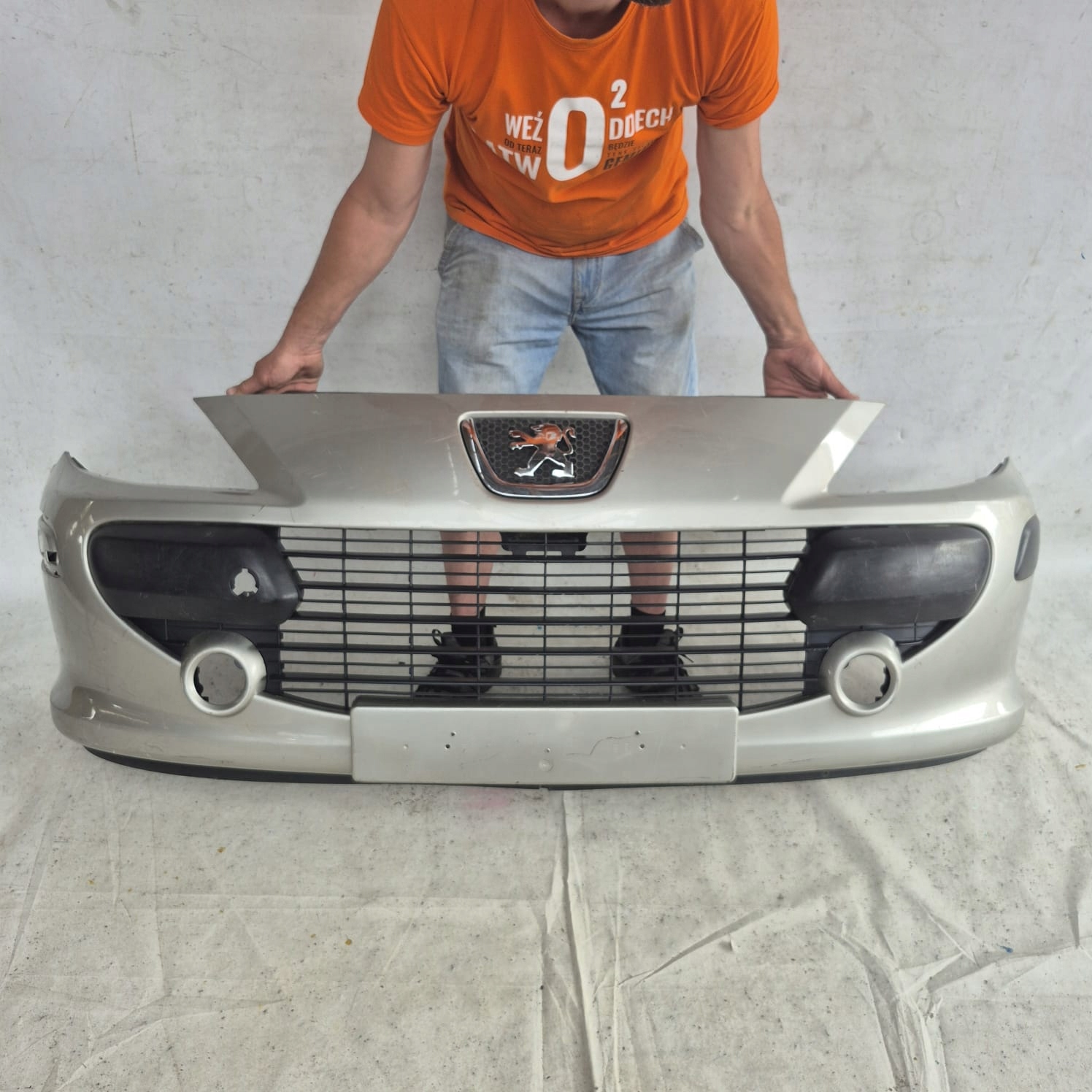 PEUGEOT 307 LIFT 05-08 bumper front front 9653242477