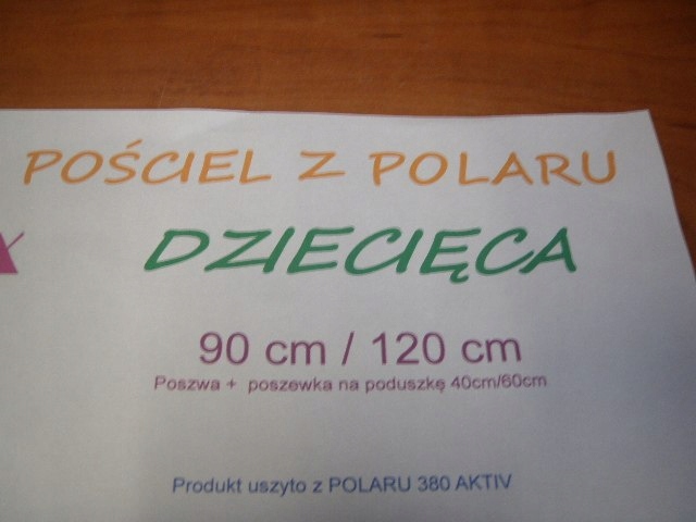 kpl.pościeli dziecięcej polar 90/120 — 3