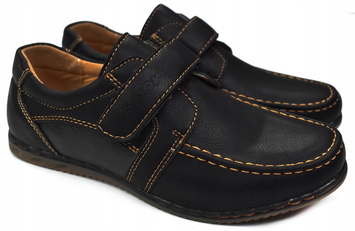 HAVER Czarne PÓŁBUTY Mokasyny Wizytowe 22,5 cm 35 Marka Inna marka