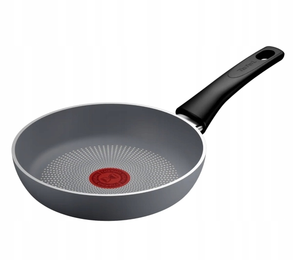 Patelnia tradycyjna Tefal Halo 28 cm Tytanowa C3120653 Indukcja Recykling