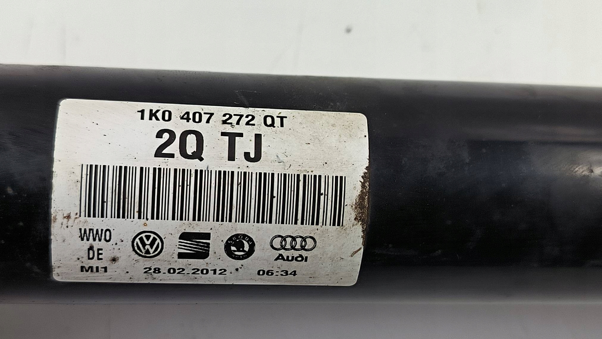 semi-axis right front 1K0407272QT SKODA YETI