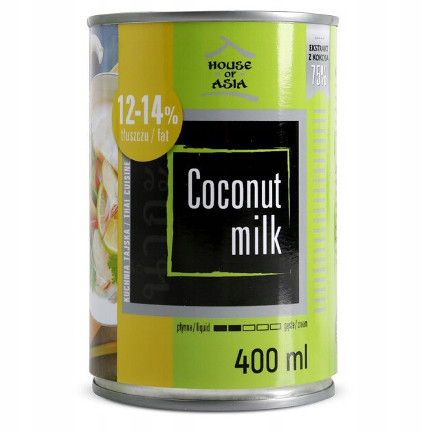 

Mleczko kokosowe 12-14% 400ml.