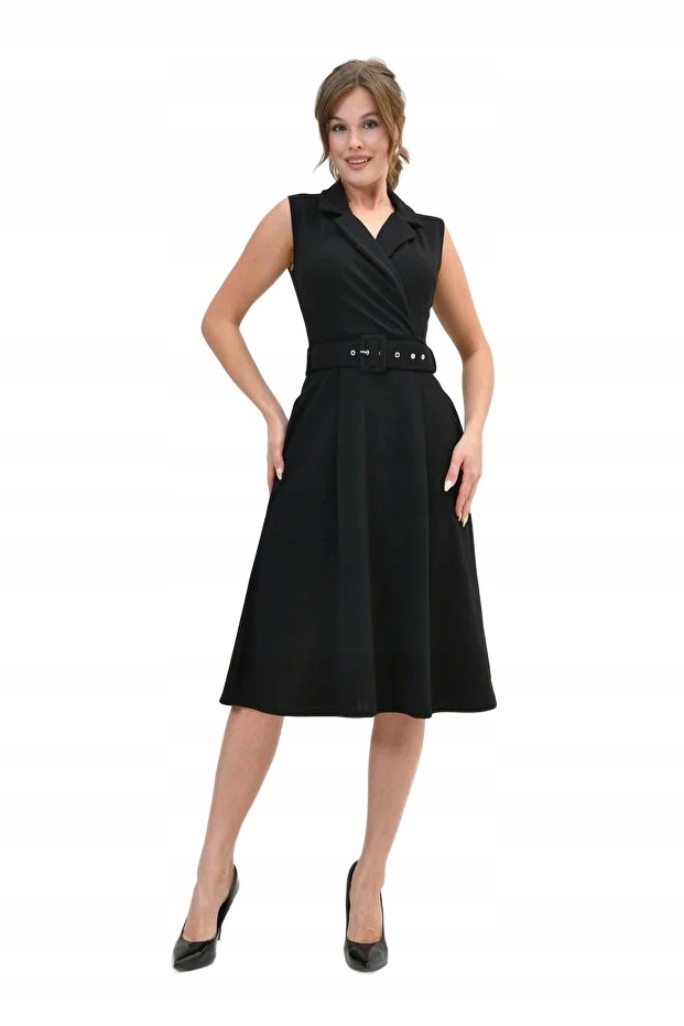 Lovebox Černé Šaty S Páskem 36 5FA