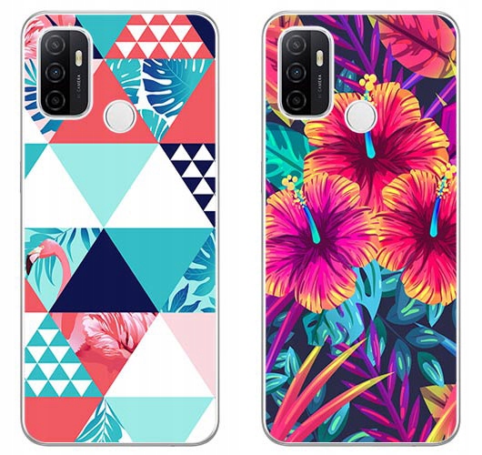 

2 x Etui Silikon Do Oppo A53 Szkło 9H