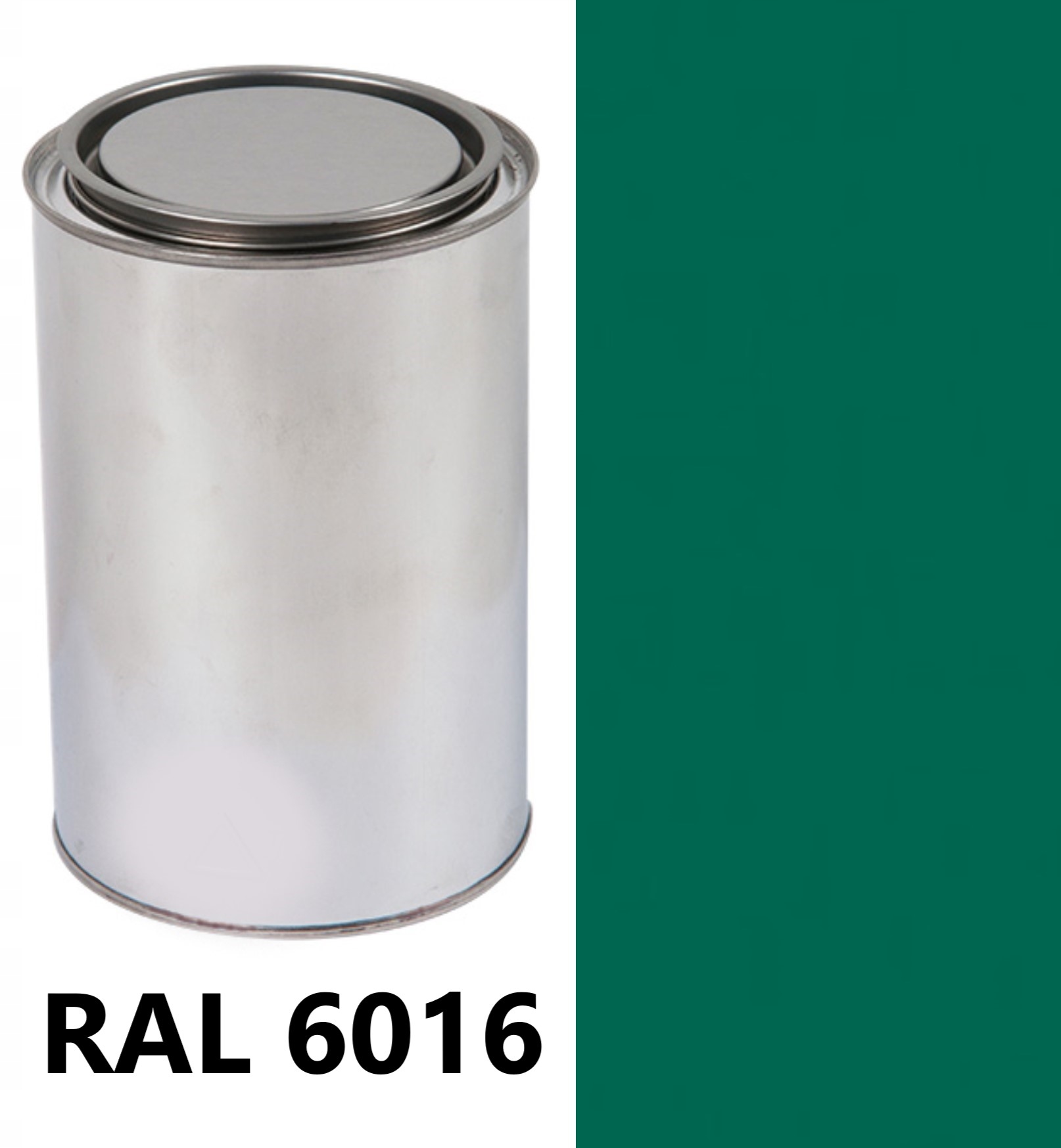 RAL 6016 ZIELONY TURKUSOWY POLIURETAN AKRYL 2:1 FARBA 1L MAT