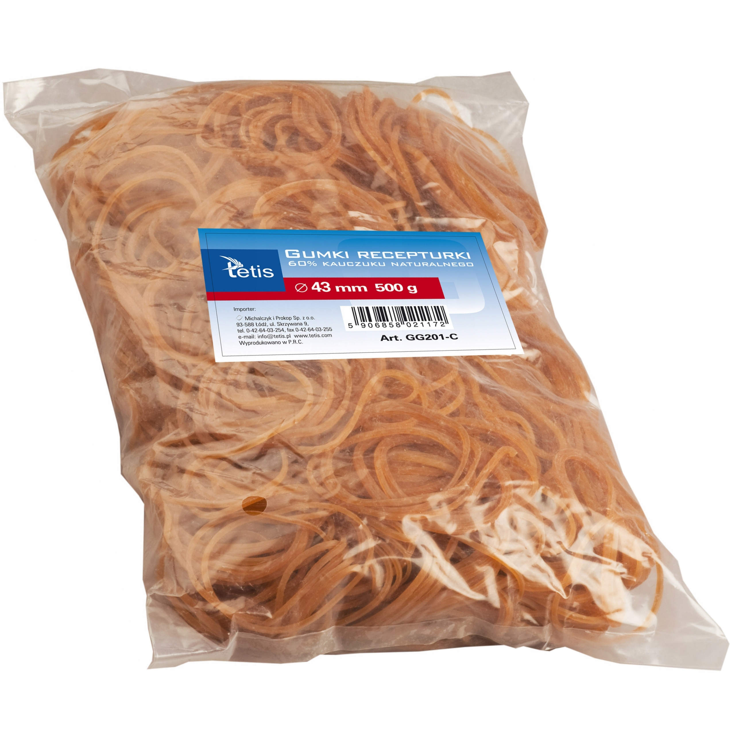 

Gumki recepturki Tetis 43mm 500g GG201-C