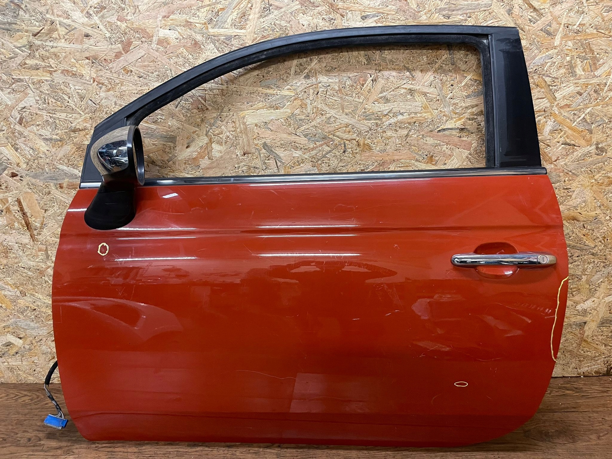 FIAT 500 DRZWI LEWY PRZÓD LEWE PRZEDNIE KOMPLET