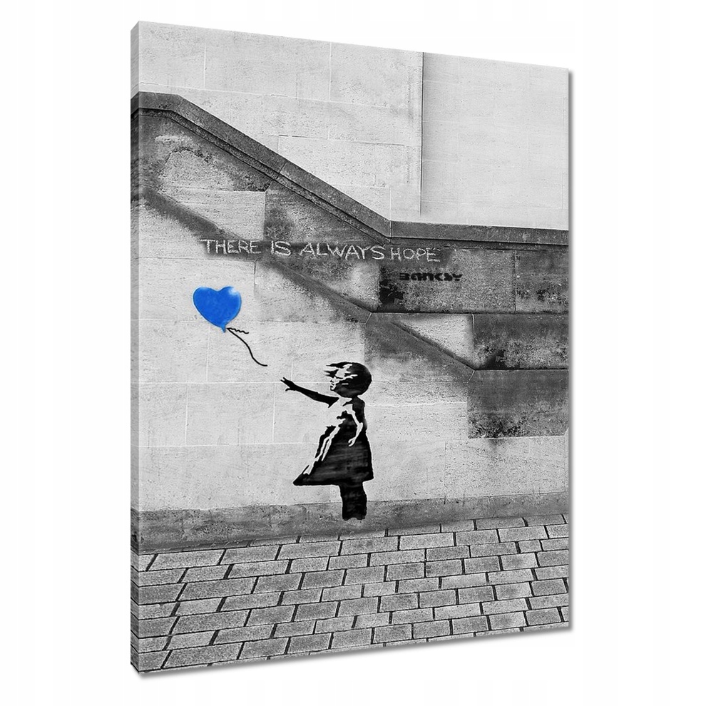 

Obraz 70x100 Banksy Dziewczynka z balonikiem