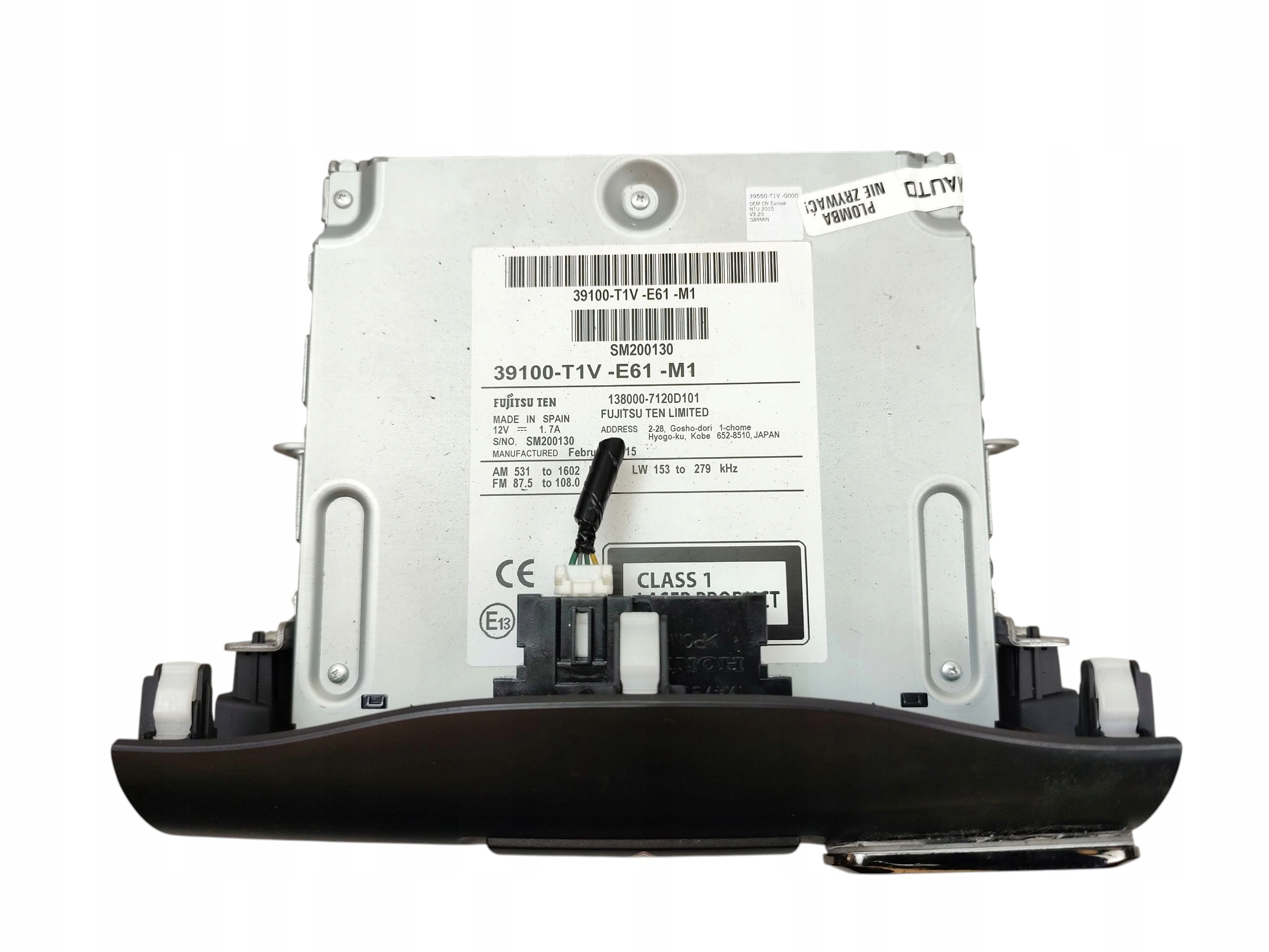RADIO navigation display HONDA CR-V IV 39100-T1V-E61-M1