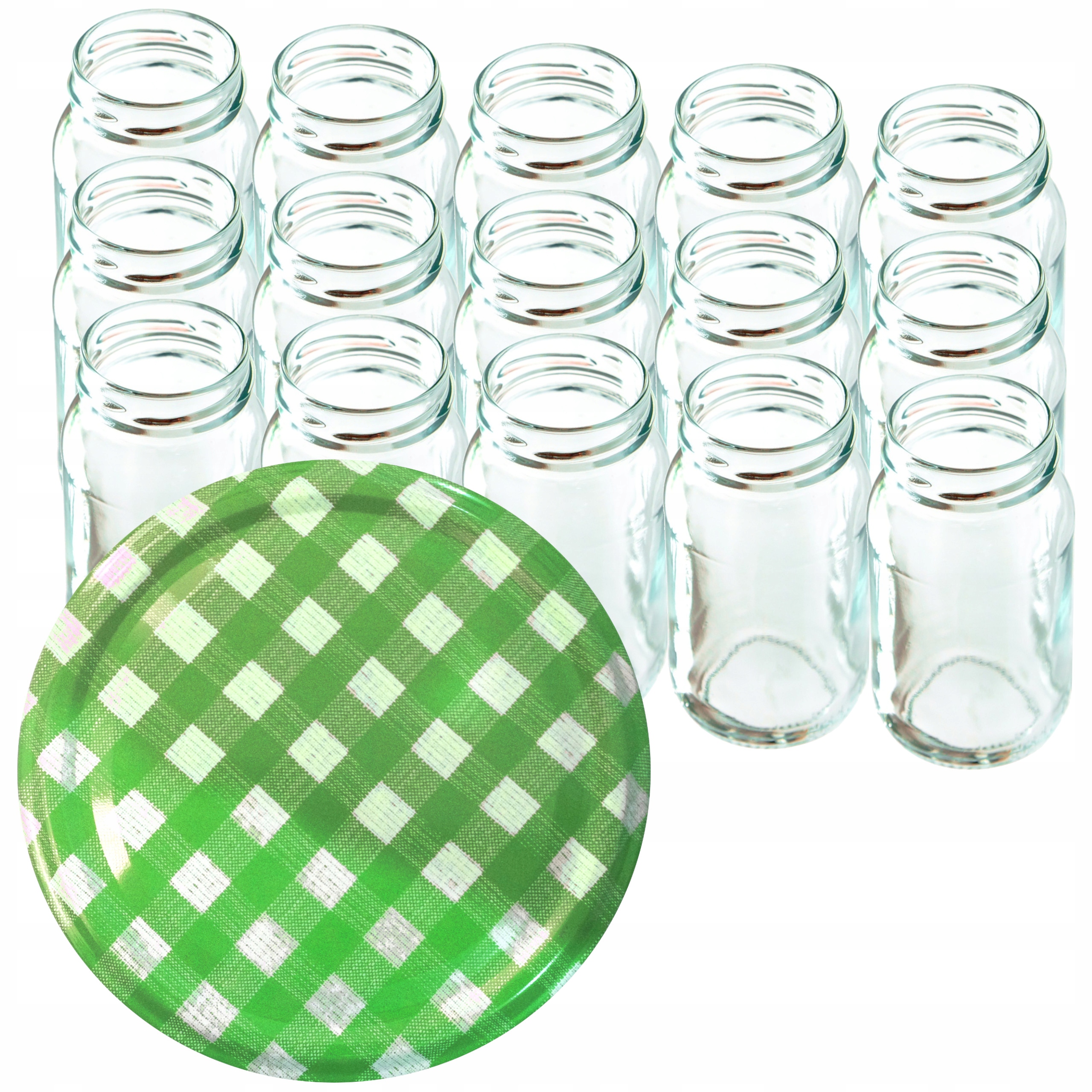 

Słoiki Litrowe Pojemność 0,9L 40 sztuk z nakrętką