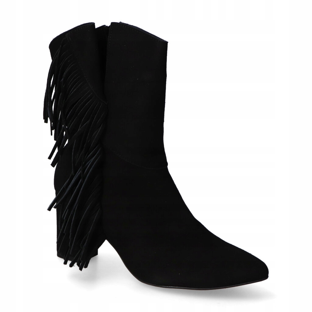 Damiss DS-946/2/A Černé semišové kotníkové Kotníkové Boty 39