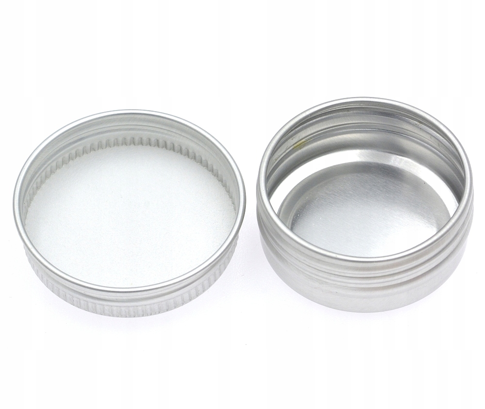 10x słoiczek puszka aluminiowa mini pojemnik 15ml 38x18mm Rodzaj pojemnik na ozdoby