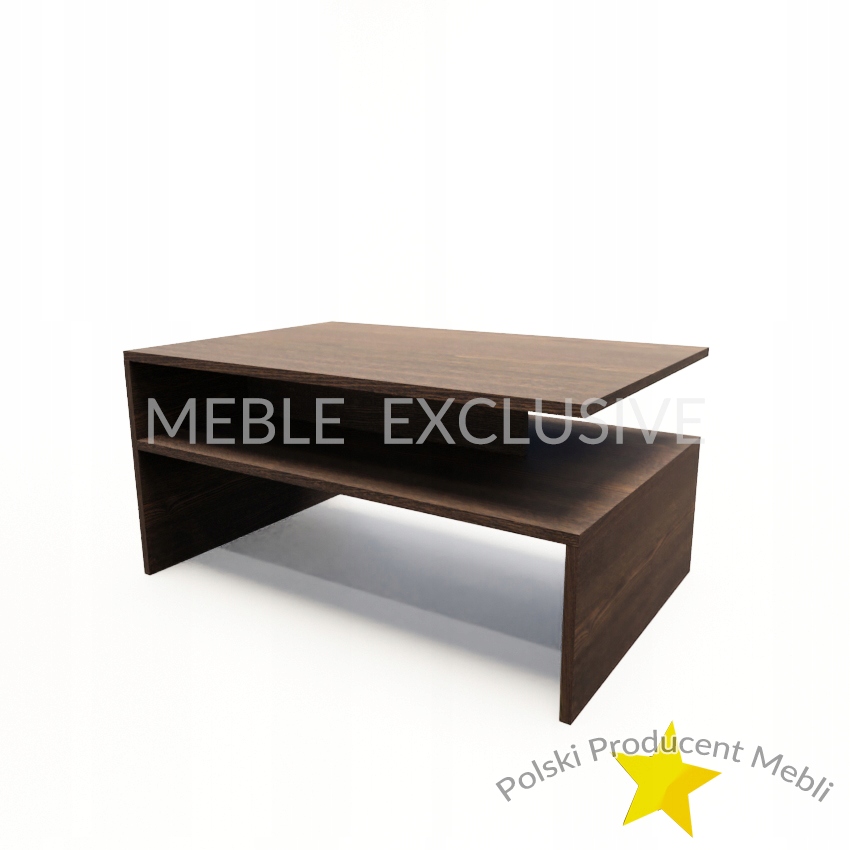 STOLIK KAWOWY MODNA ŁAWA SALON BIAŁA PŁYTA 18 mm Wykończenie matowe