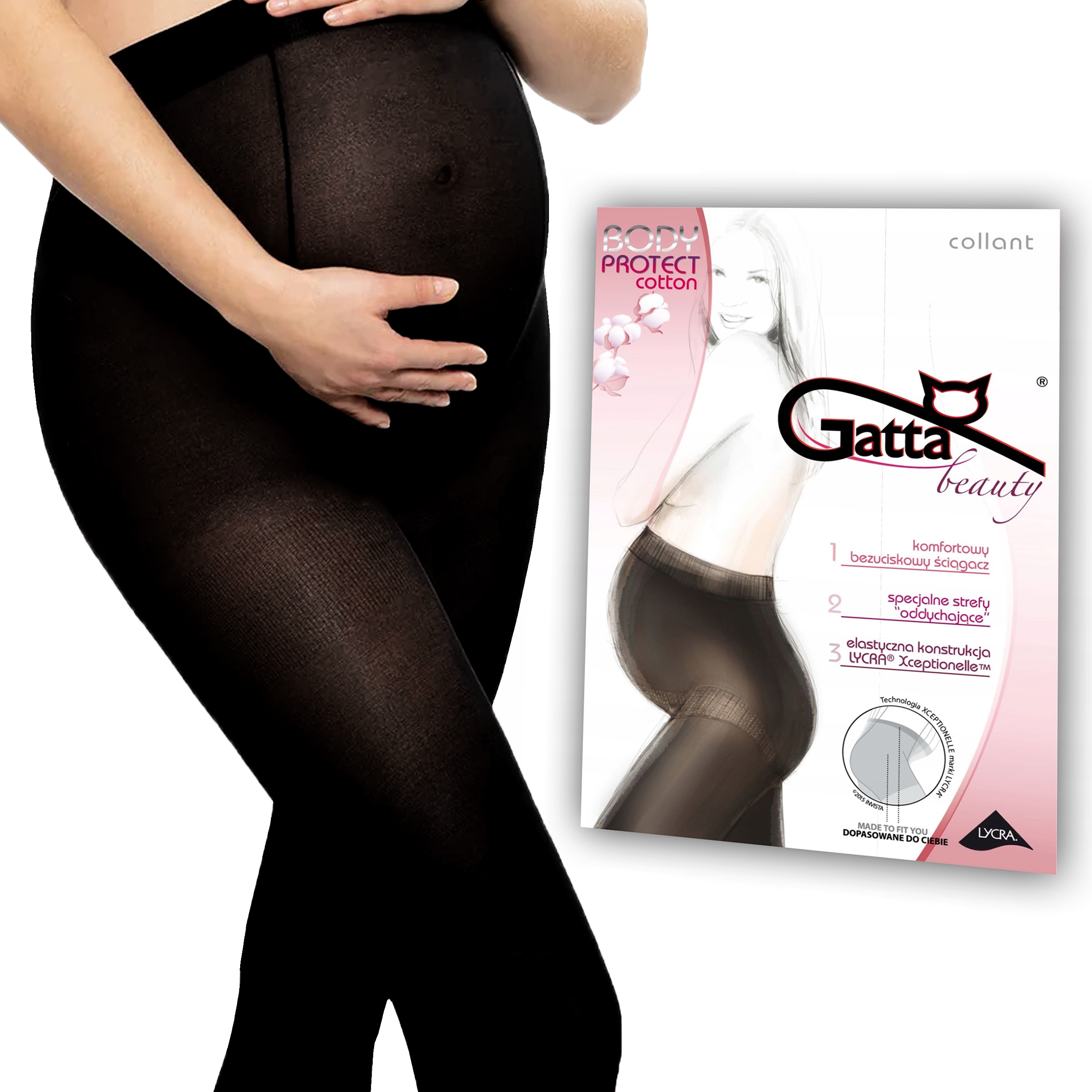 

Rajstopy Body Protect Gatta Cotton bawełniane 2-S