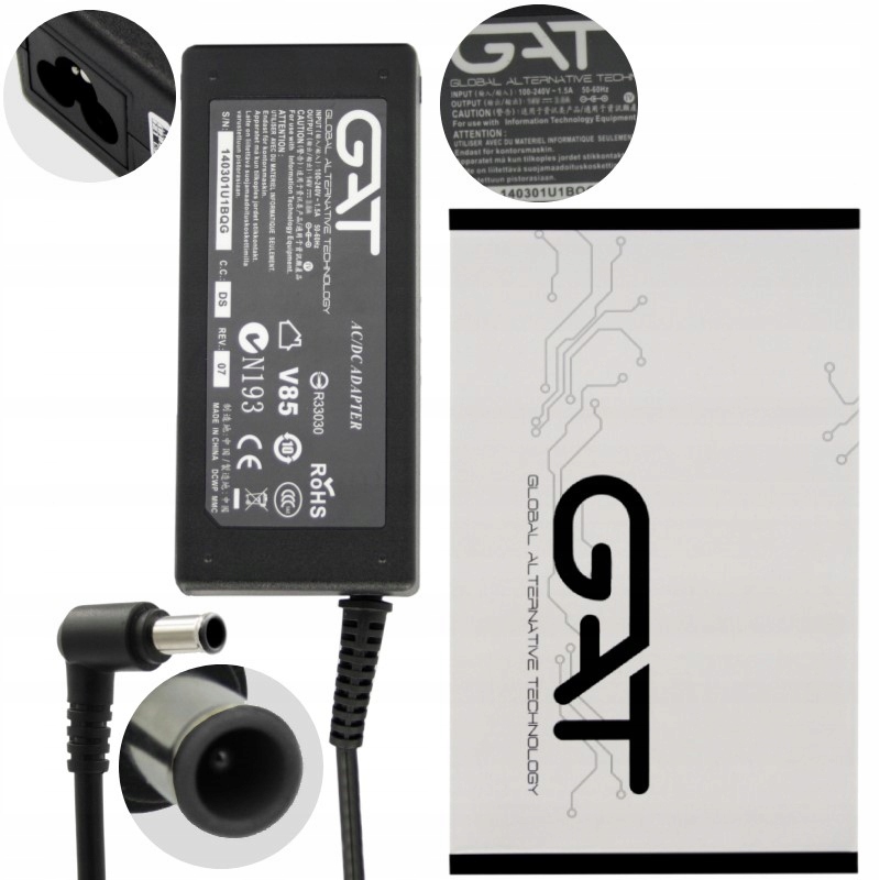 Tápegység Led Tv-hez Sony 19.5V 3A ACDP-060S02 60W 6,5*4,4 Töltő
