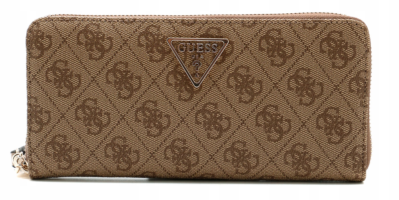 Guess elegantní peněženka eko kůže béžová žena na zip