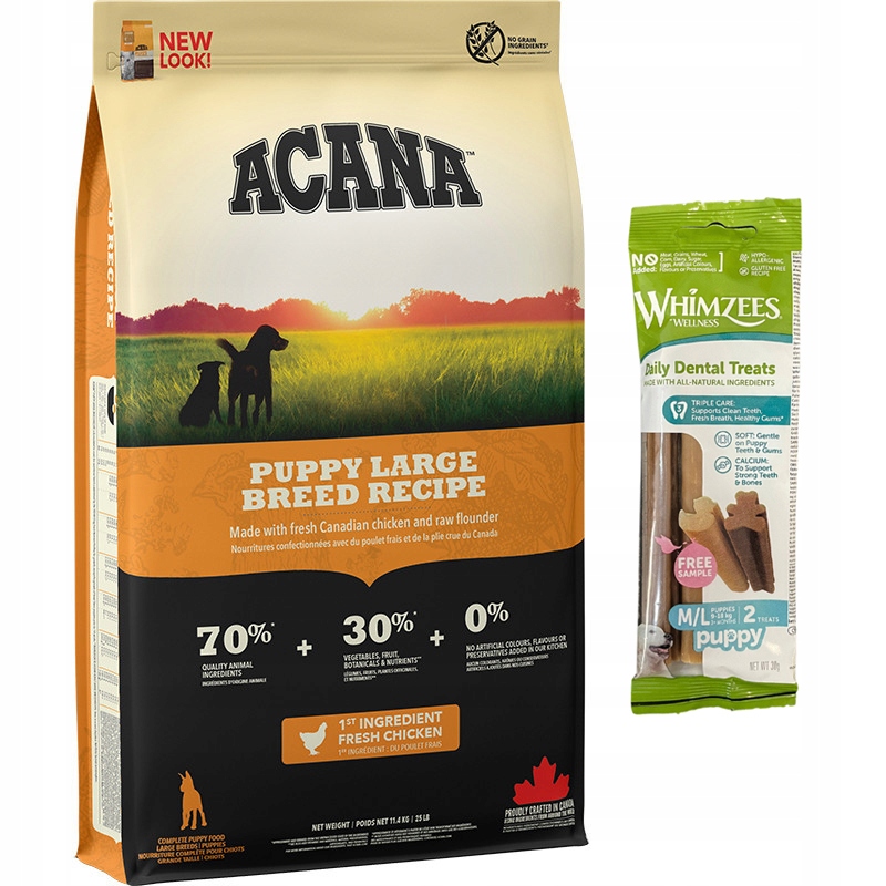 Acana Puppy Large Breed Heritage 11,4kg kurczak