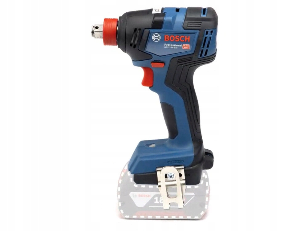 Klucz udarowy BOSCH GDX 18V-200 Professional Informacje dodatkowe uchwyt narzędziowy