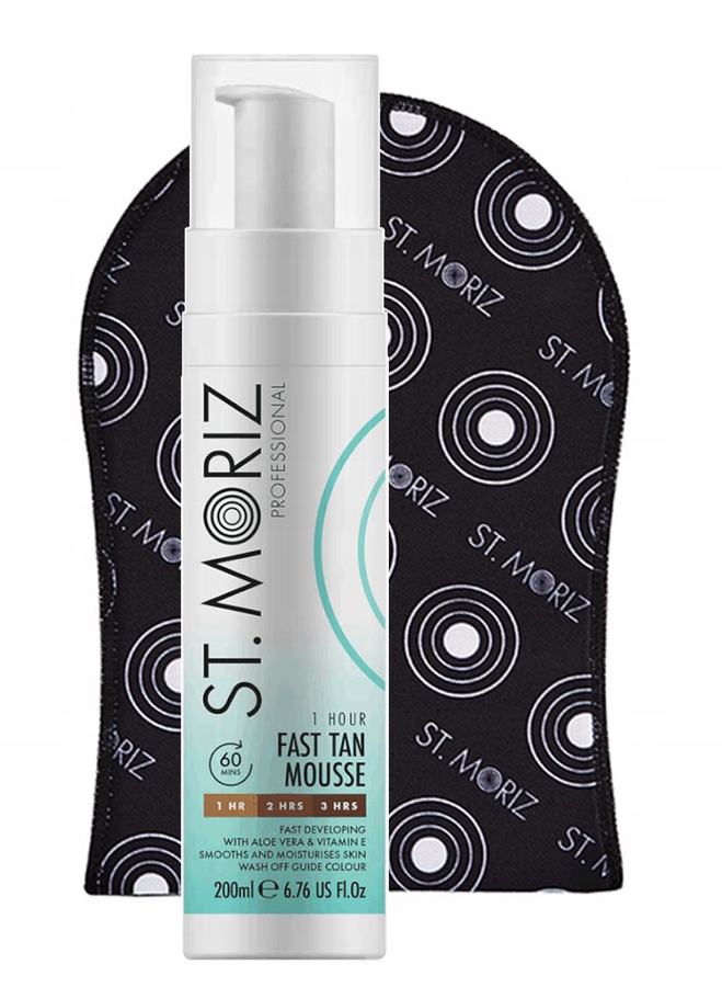 

St.Moriz Zestaw Mus Błyskawiczny 200ml Rękawica