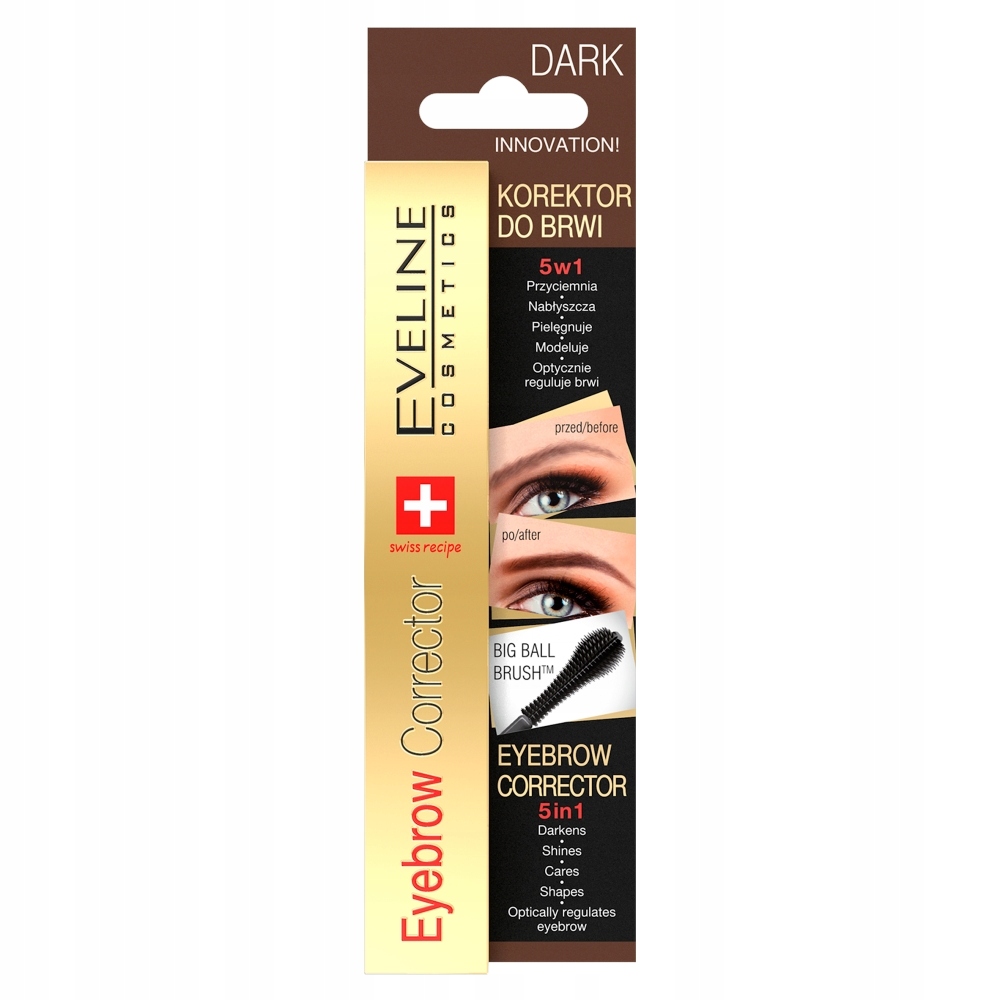 

Eveline Eyebrow 5w1 korektor do brwi Dark