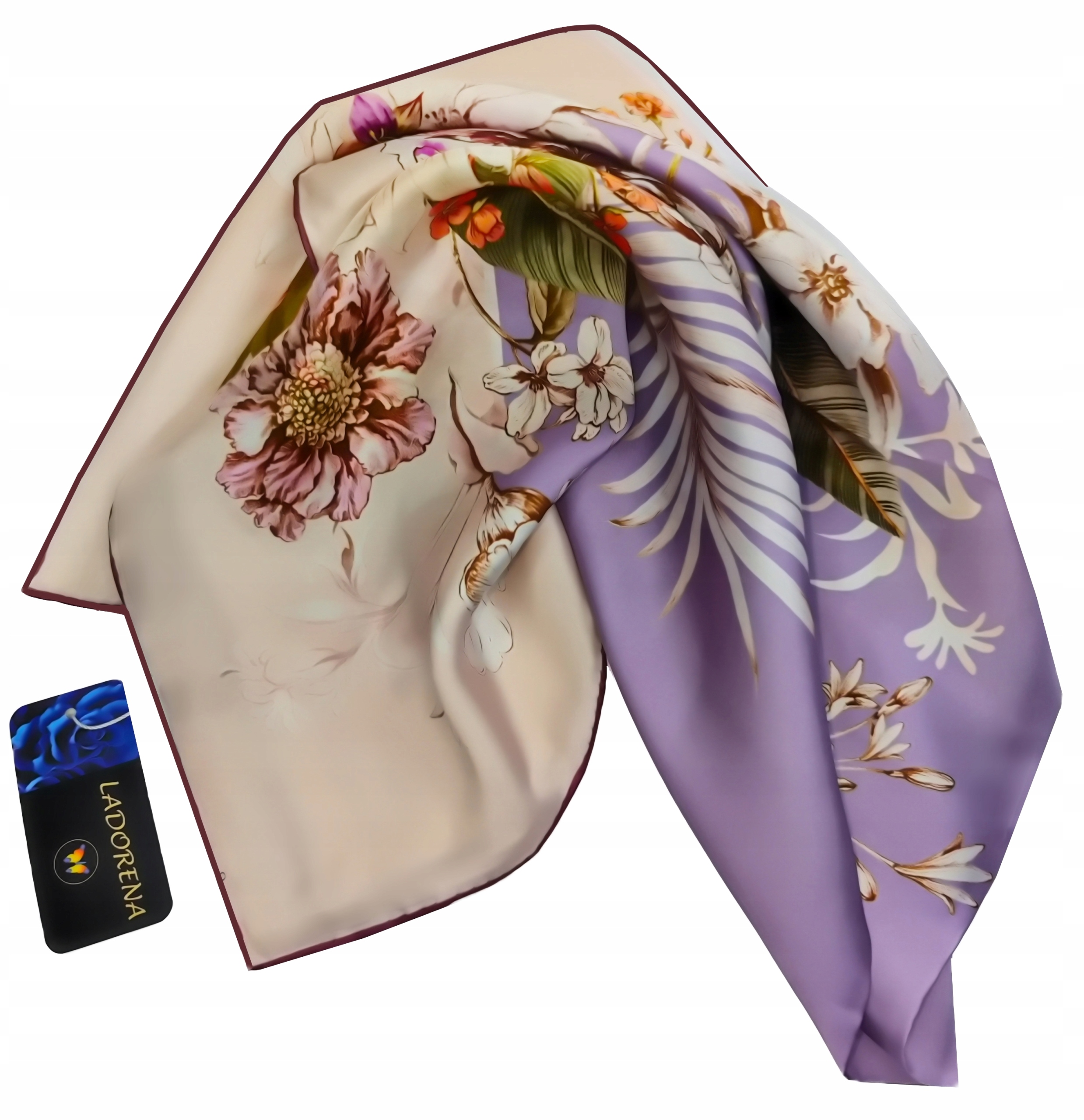 Hedvábný Šátek 100% Přírodní Morušový Hedvábí, Prémiová Kvalita