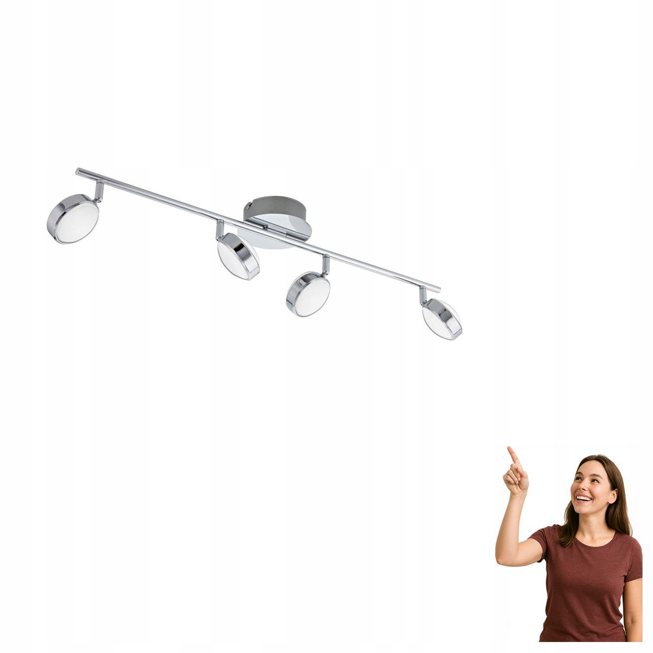 Led spotová reflektorová lampa 4x5,4W Salto 95632 Eglo