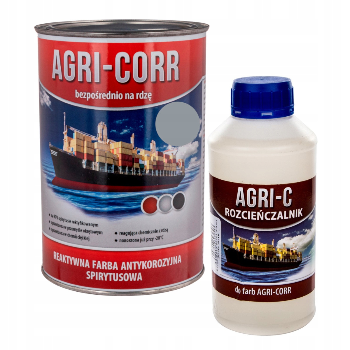 

Antykorozyjny zestaw okrętowy Agri-Corr szary