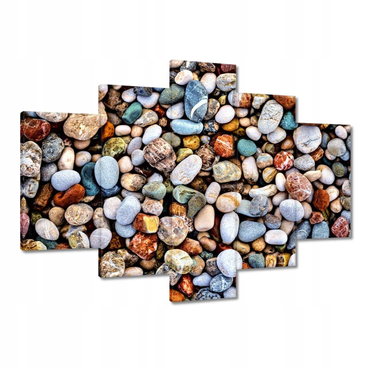 Obrazy 150x105 Barevné kameny Oblázek