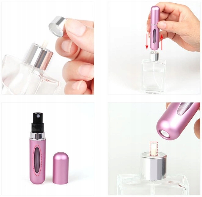 PODRÓŻNY ATOMIZER BUTELECZKA FIOLKA DO PERFUM 5ML Marka inna marka