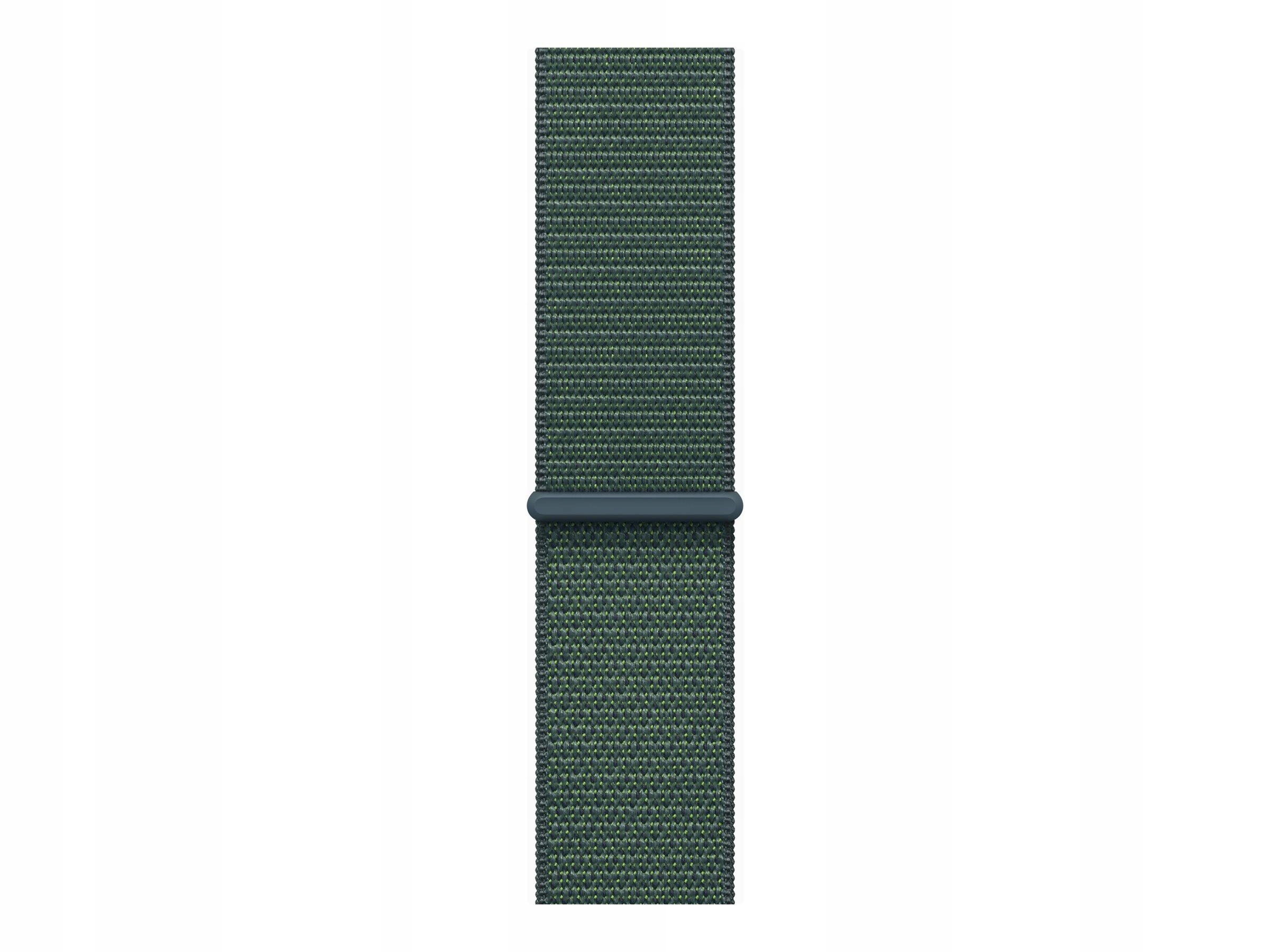 Apple Watch Se Gps 44mm Starlight Aluminium Case with Lake Green Sport Loop