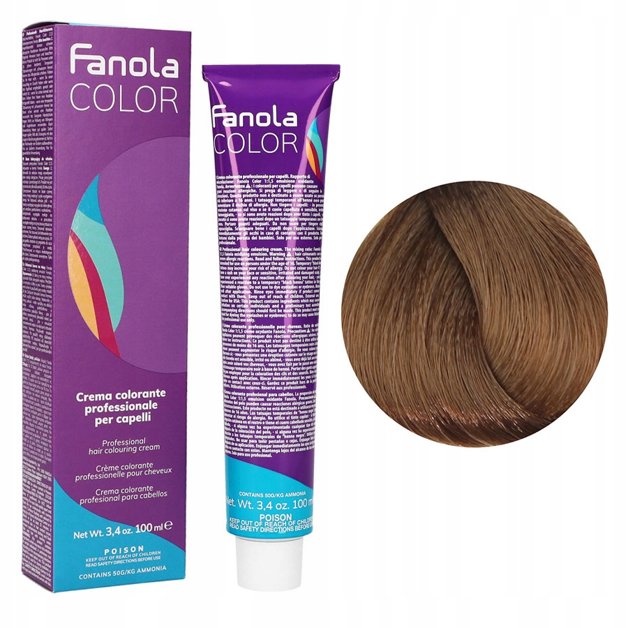 FANOLA 8.0 CREMA COLORE FARBA DO WŁOSÓW 100ML