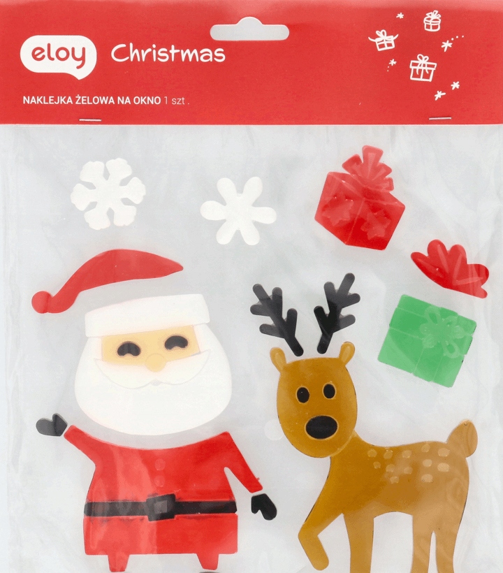 

Naklejki Żelowe ozdoby okno szyby choinka święta