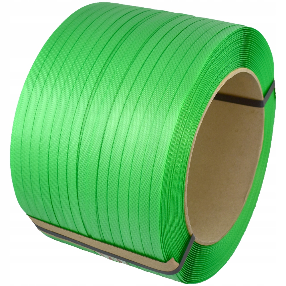 Taśma Pp 12mm Zielona do spinania bandowania