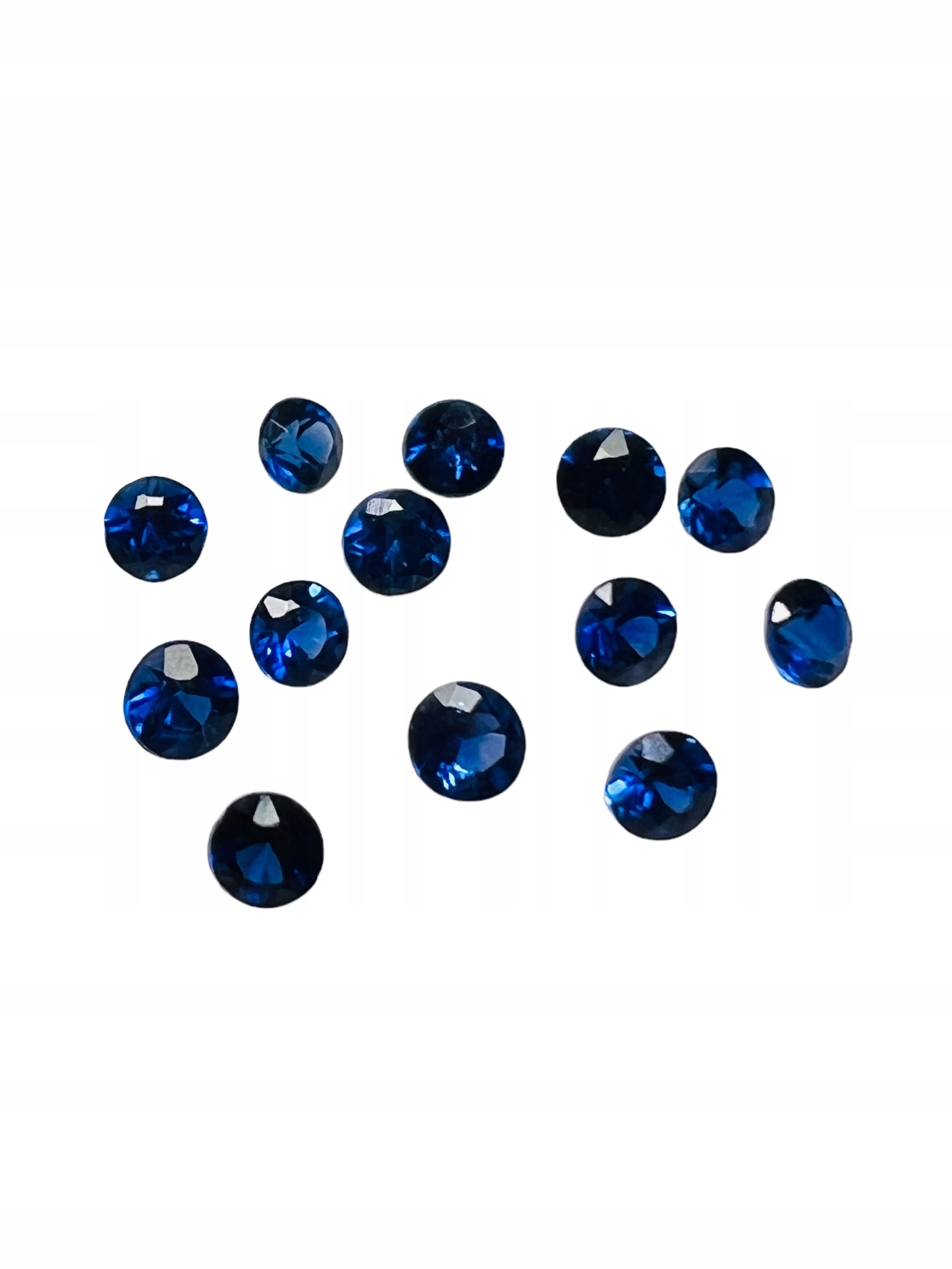 Safír Blue Přírodní 2 mm Kus