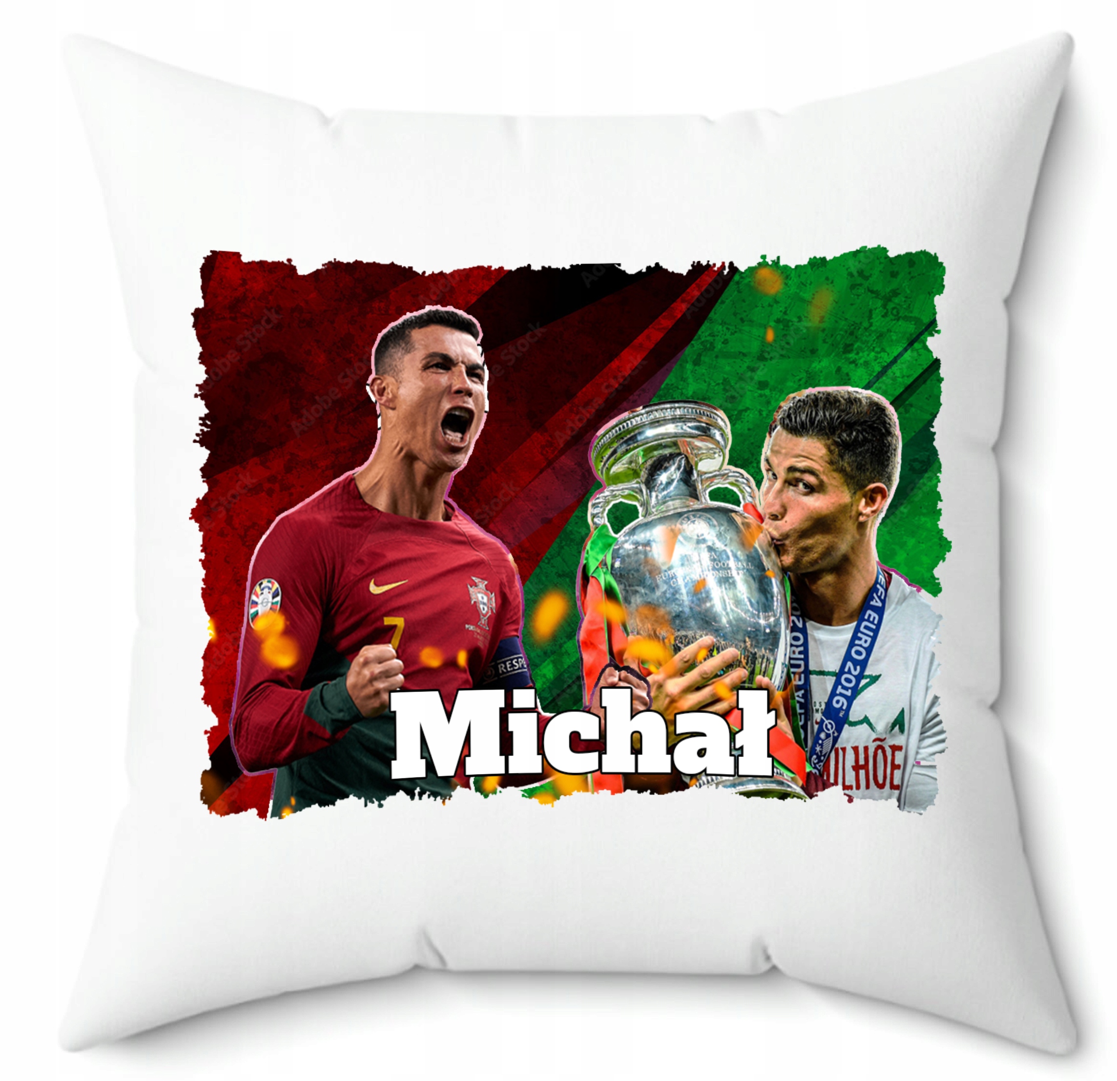 PODUSZKA CRISTIANO RONALDO + IMIĘ PREZENT DLA KIBICA