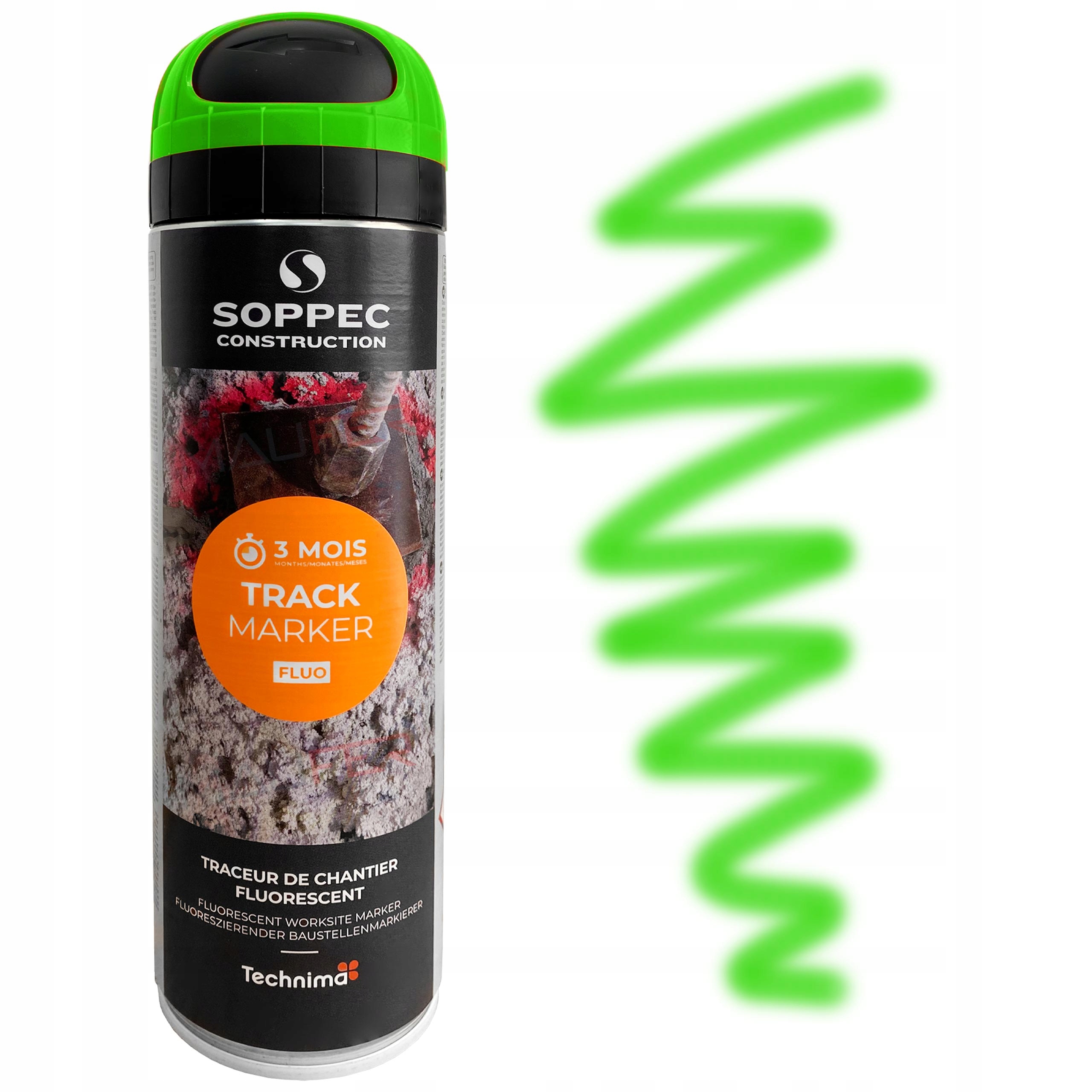 FARBA GEODEZYJNA SOPPEC TRACK MARKER ZIELONA 1 SZT Kod producenta Track Marker