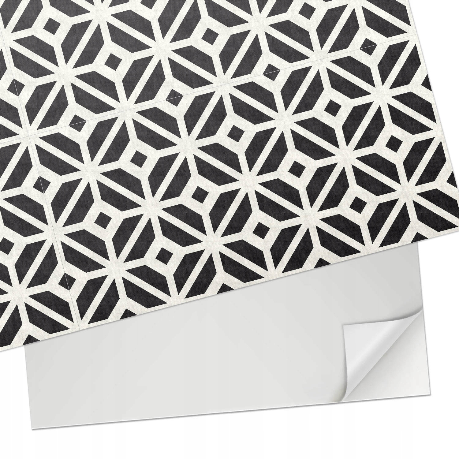 Vinylové dlaždice S Potiskem kosočtvercový vzor v geometrickém stylu 6x 60x30 cm
