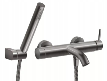 Ferro Vaňová Batéria So Sprchovacím Setom Ciriculus, Gun Metal