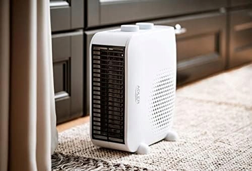 Termowentylator AD 7725 White - 2 Stopnie Mocy, Termostat, Zimny Nadmuch