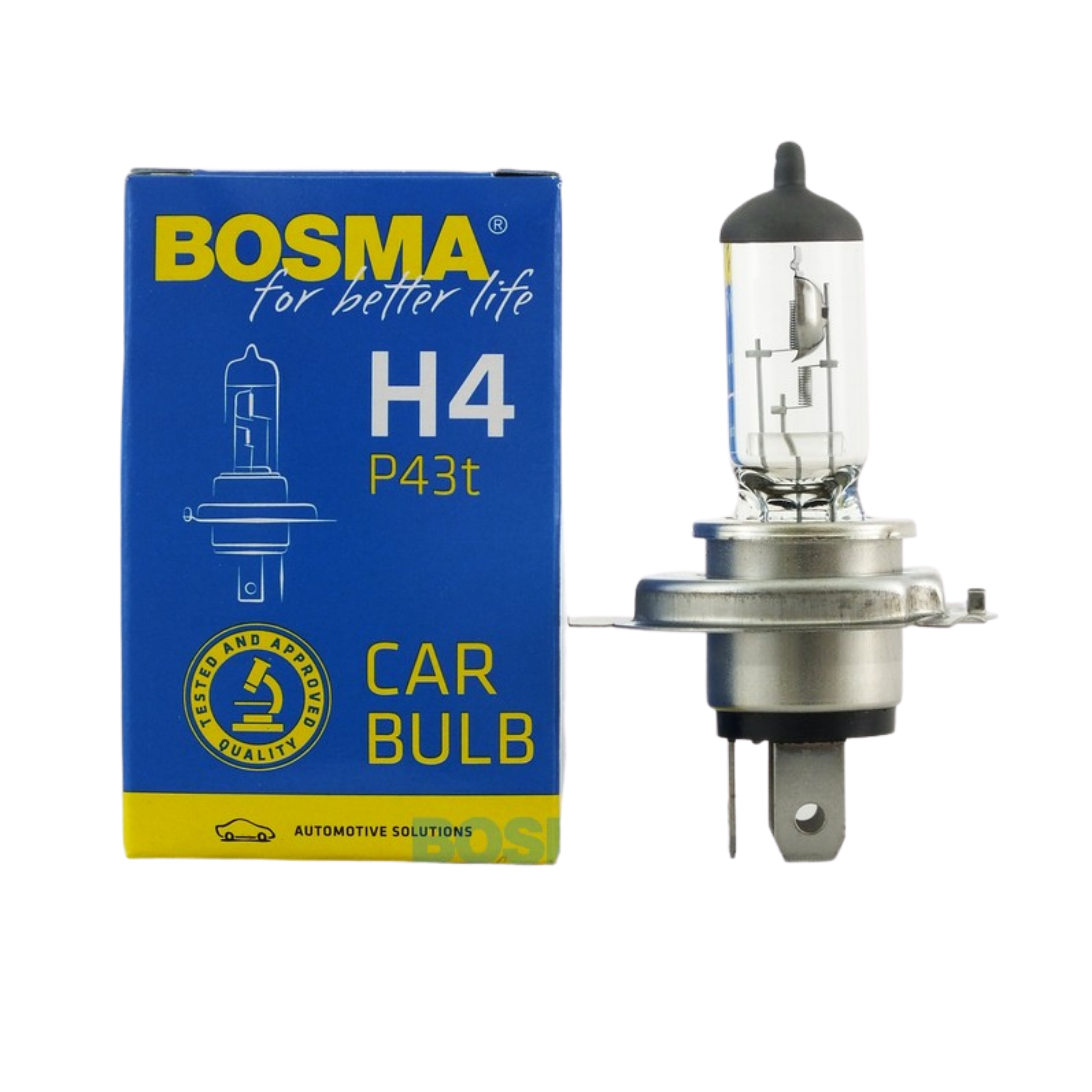 BOSMA ŻARÓWKA H4 12V 60W/55W P43T 1SZT