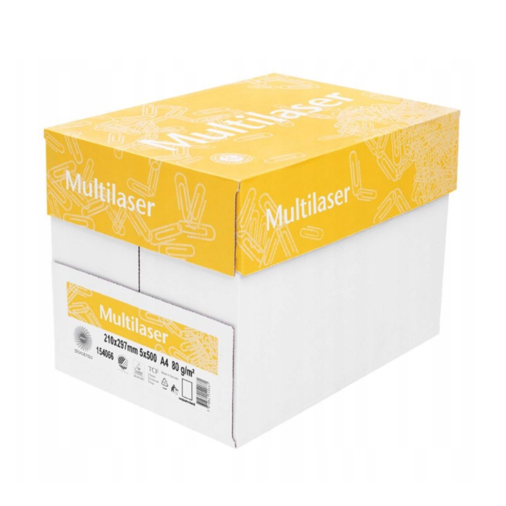 PAPIER Ksero A4 Biały do Drukarki 5 ryz KARTON