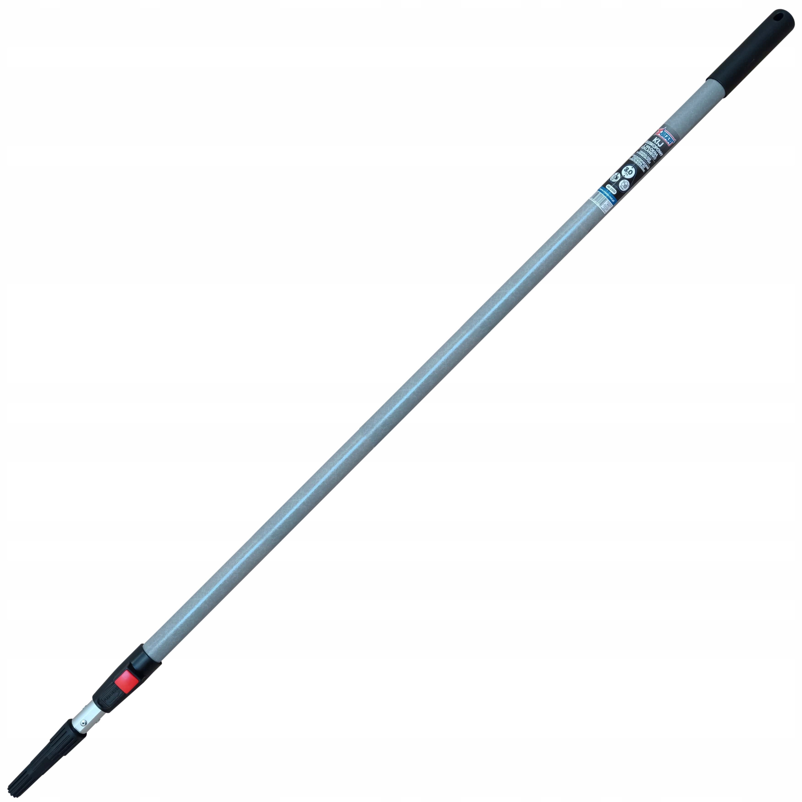 Kij teleskopowy z włókna szklanego 2 3 m gwint zatrzask Star 40-2300