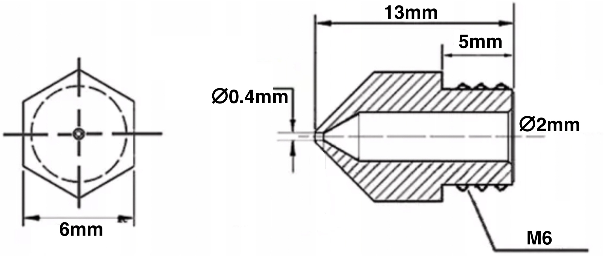 ZESTAW MIX 10x DYSZA MK8 MOSIĄDZ, STAL HARTOWANA DRUKARKA 3D CREALITY ENDER Producent Inna