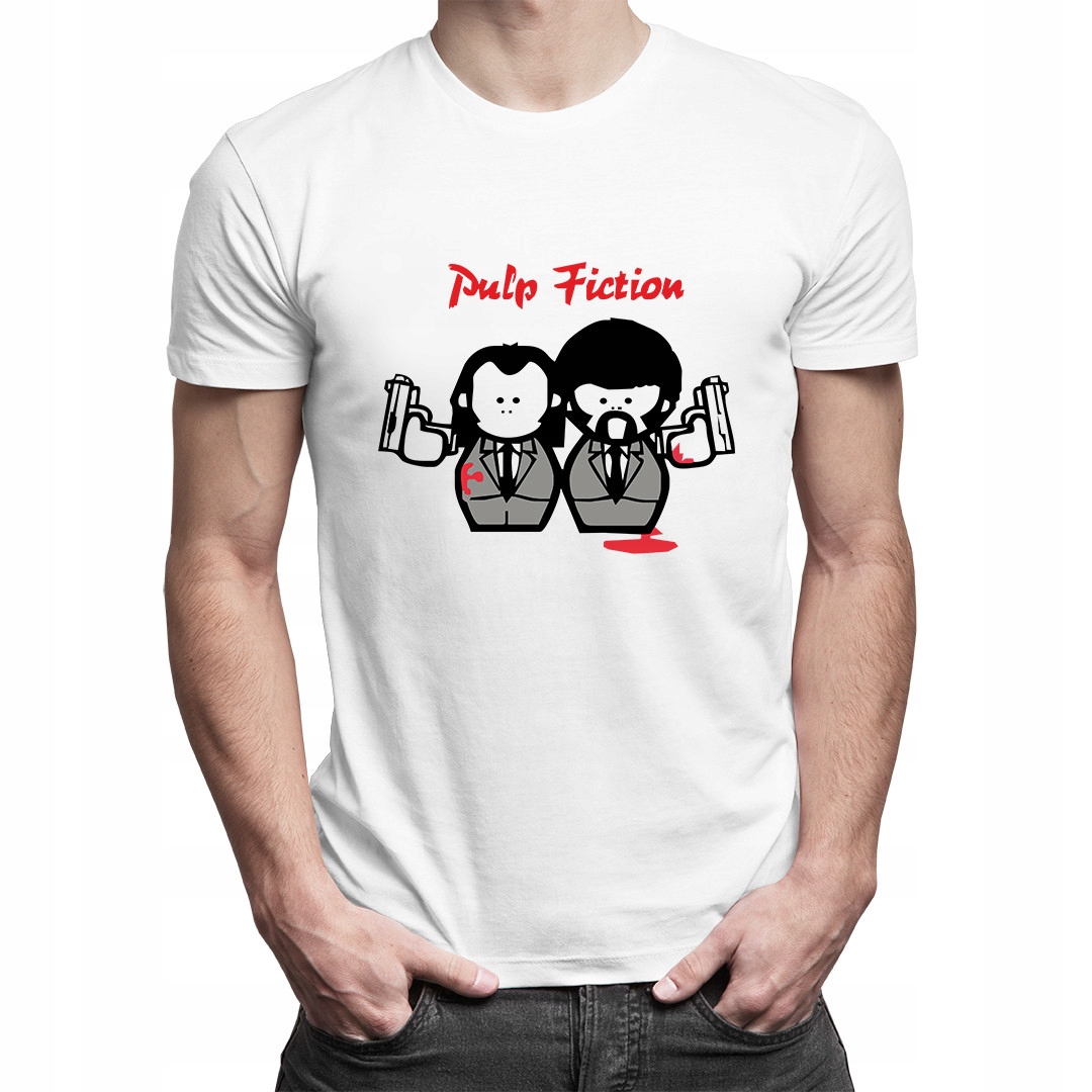 

Pulp Fiction Cartoon - koszulka męska zabawna