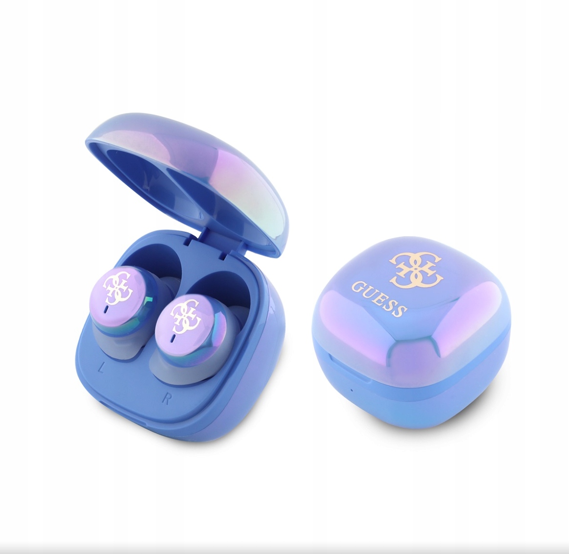 Guess 4G Logo Mini Tws Wireless Earphones Modrá